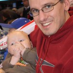 Owen's first hockey game with Uncle Matt