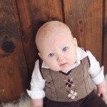Never too young for a sweater vest