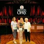 On stage at the Opry