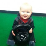 Bodybuilder in traning