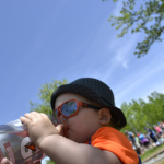 Owen after the half marathon