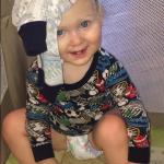 Not in bed, pahts on head.  Pants on head is what I said.