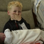 "I think he pooped"